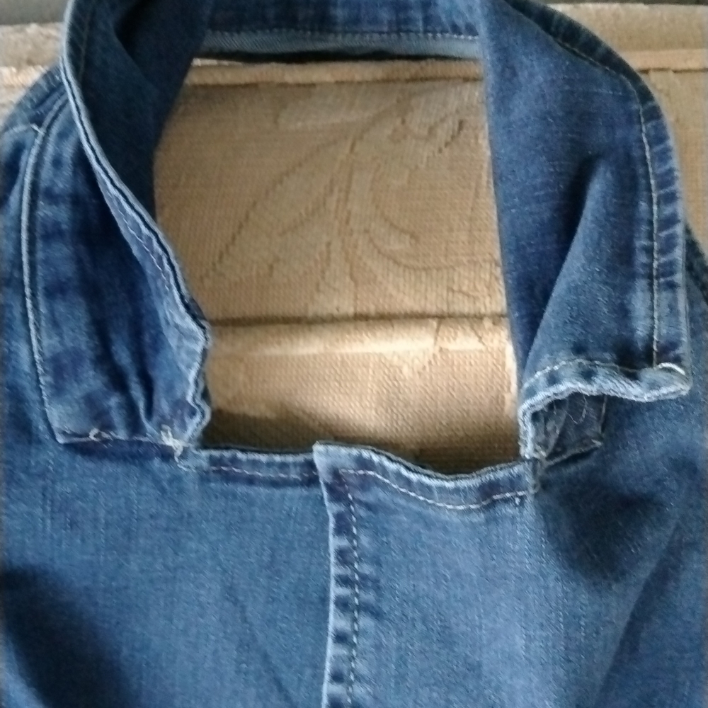 Blue jean romper
